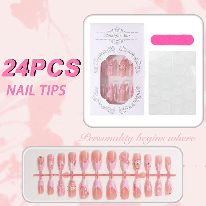 Decorative Press-On Nail Kit Bowlift