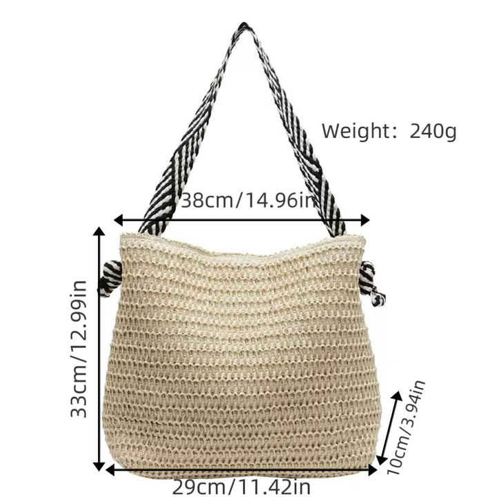 Large shopping bag with woven design Bowlift