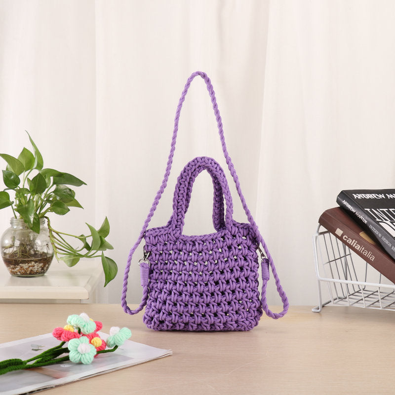 Handcrafted Macrame Shoulder Bag Bowlift