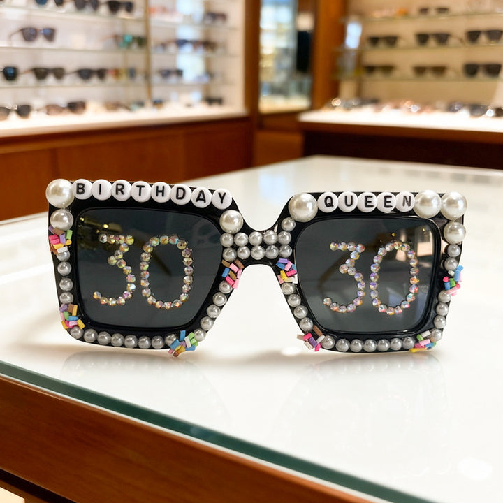 Birthday Celebration Themed Sunglasses Bowlift