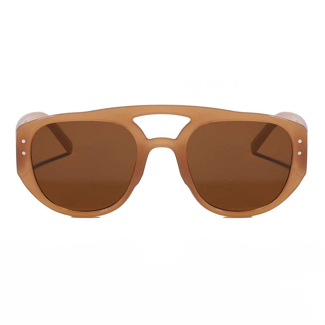 Women's oversized sunglasses with modern, textured frame Bowlift