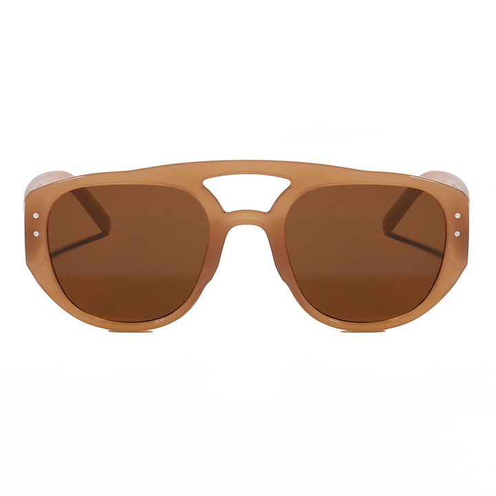 Women's oversized sunglasses with modern, textured frame Bowlift