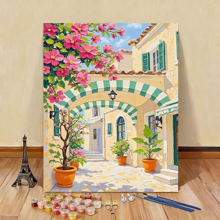DIY Scenic Coastal Paint by Numbers Kit Bowlift
