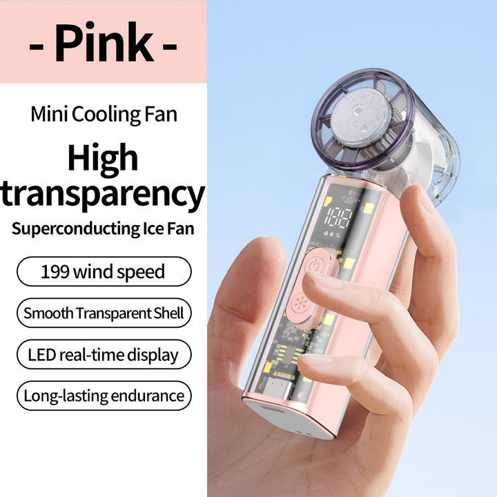 Unisex Pocket-Sized High-Speed Cooling Fan Bowlift