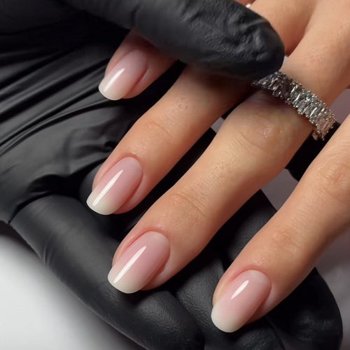 Elegant Press-On Gel Nail Enhancements Bowlift