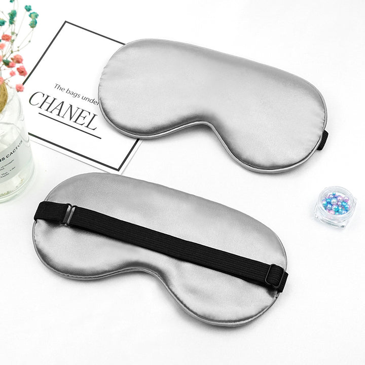 Unisex nan luxurious satin sleep mask with anatomical contour and adjustable elastic band Bowlift