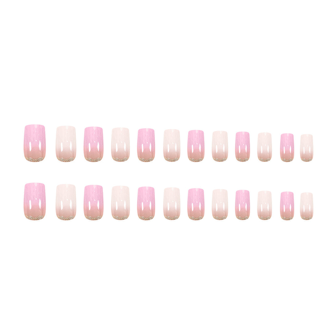 Artful nails with glitter design Bowlift