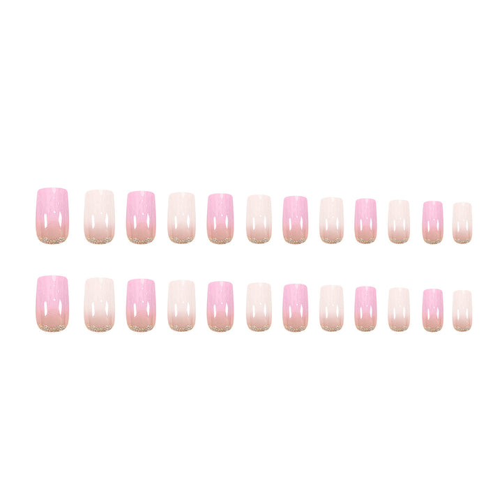 Artful nails with glitter design Bowlift