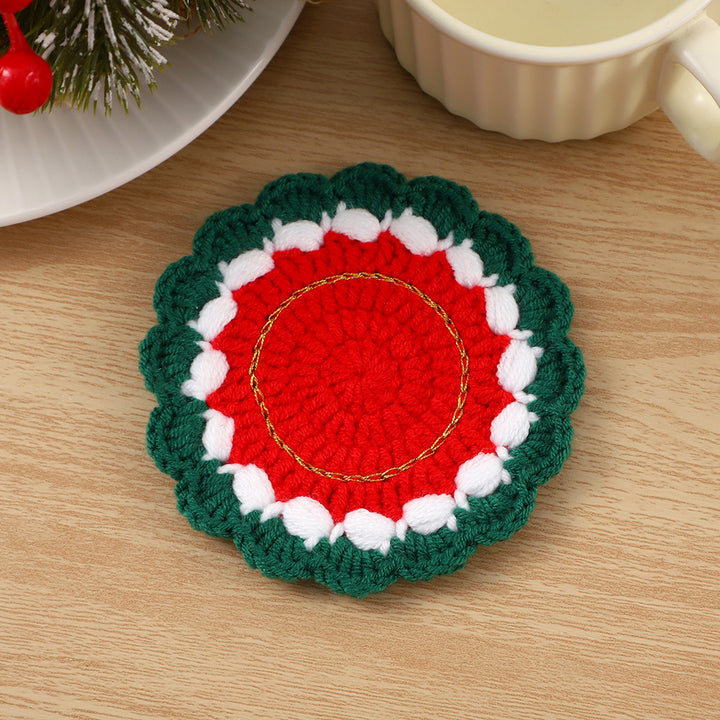 Decorative Artisan Crocheted Coaster Bowlift