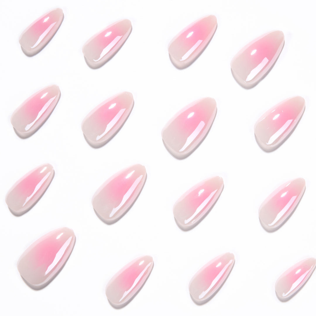 Artful nail extensions in elegant ombre design Bowlift