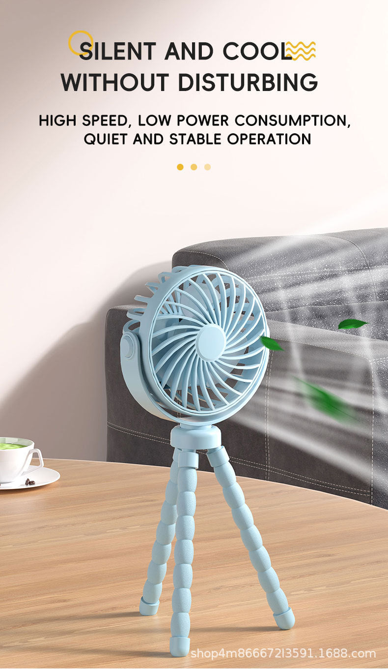 Ladies flexible table fan with movable tripod Bowlift