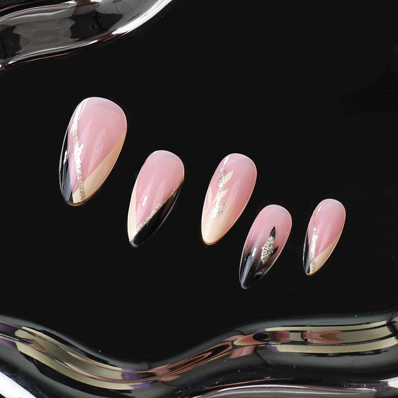 Elegant Stiletto Press-On Nail Tips Set Bowlift