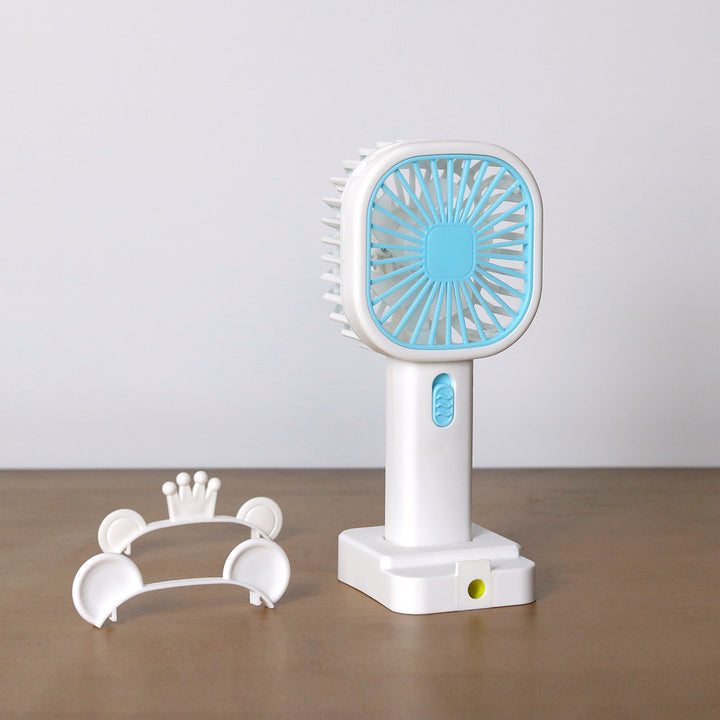 Unisex Portable Hand Fan with Cute Animal Design Bowlift