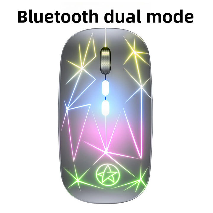 Bluetooth Gaming Mouse with Dual Mode and RGB Lighting Bowlift
