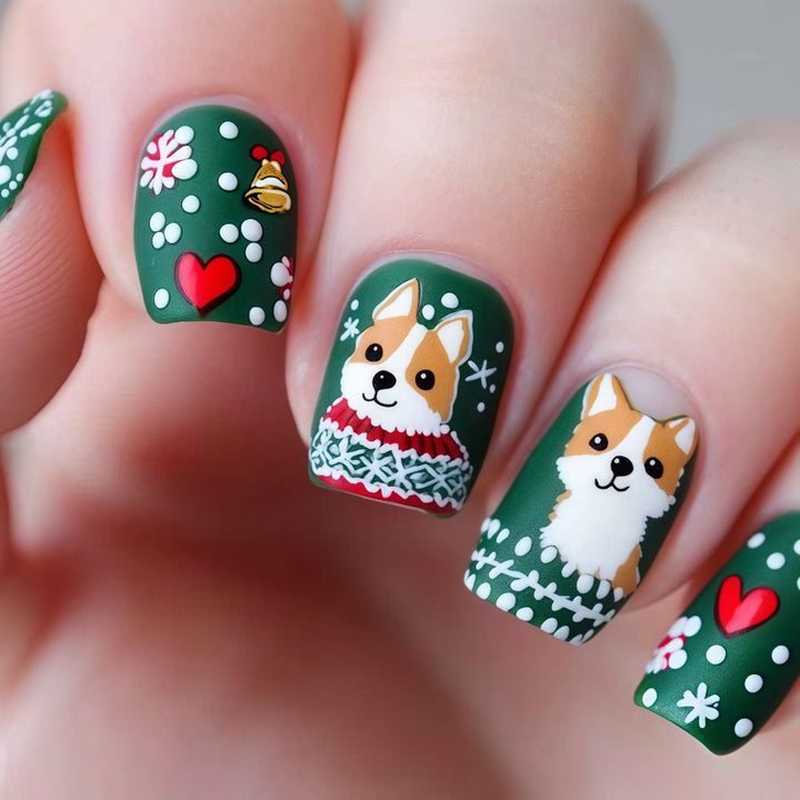 Creative Christmas Art Nails Bowlift