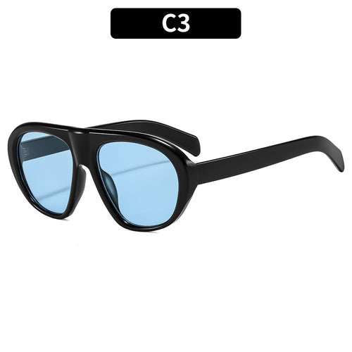 Angular Aviator Sunglasses