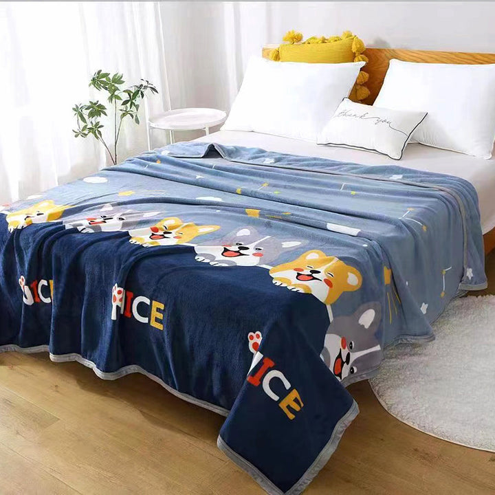 Ladies Cozy and Colorful Blanket Bowlift
