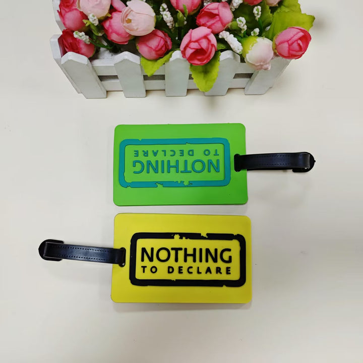 Unisex Luggage Tag with Personal Identification Message Bowlift