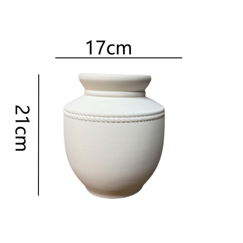 Handmade Clay Vase Bowlift