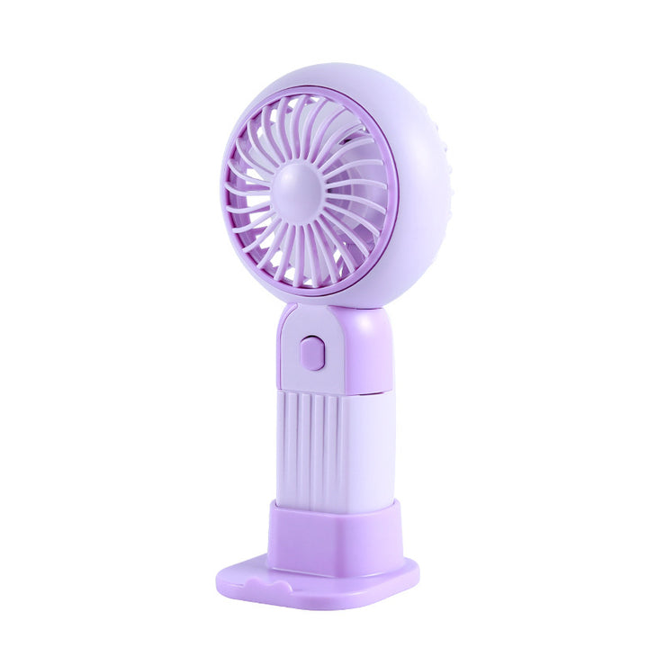 Women's Portable Hand Fan with USB Charging Function and Ergonomic Design Bowlift