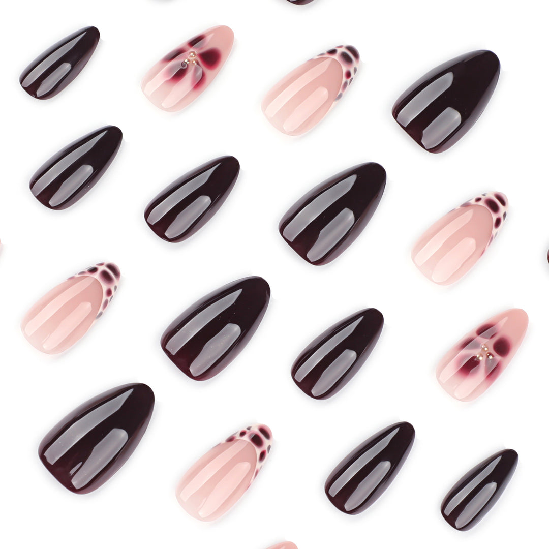 Artistic nail extensions in modern design Bowlift