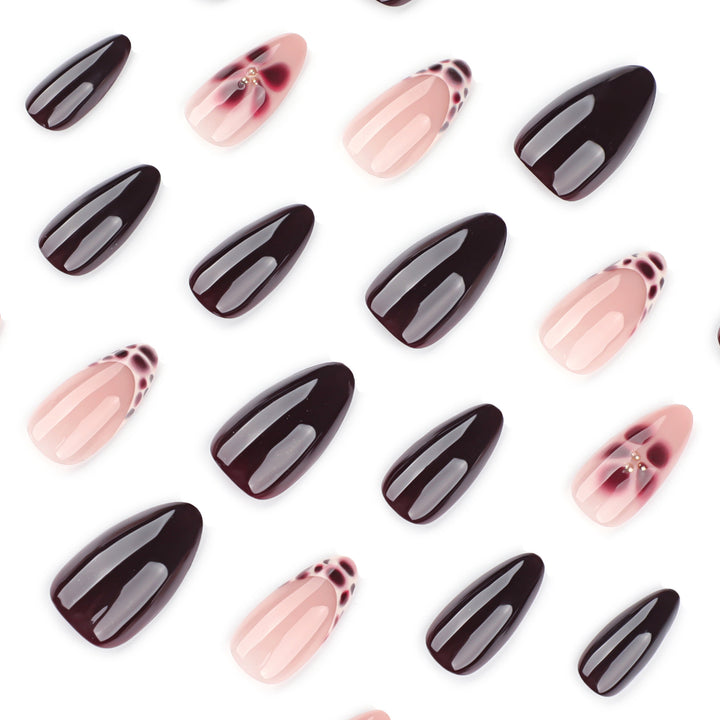 Artistic nail extensions in modern design Bowlift