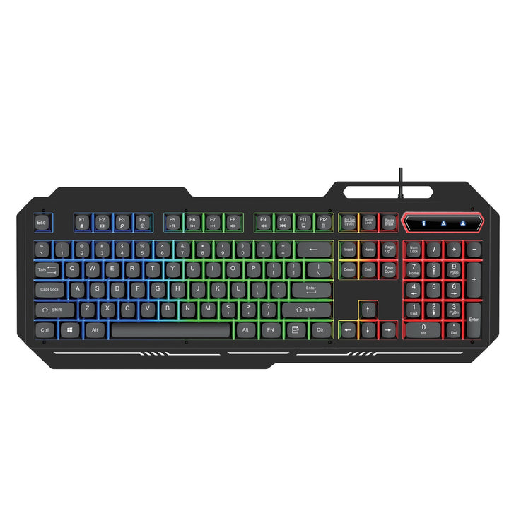 Gaming keyboard and mouse set with RGB lighting Bowlift