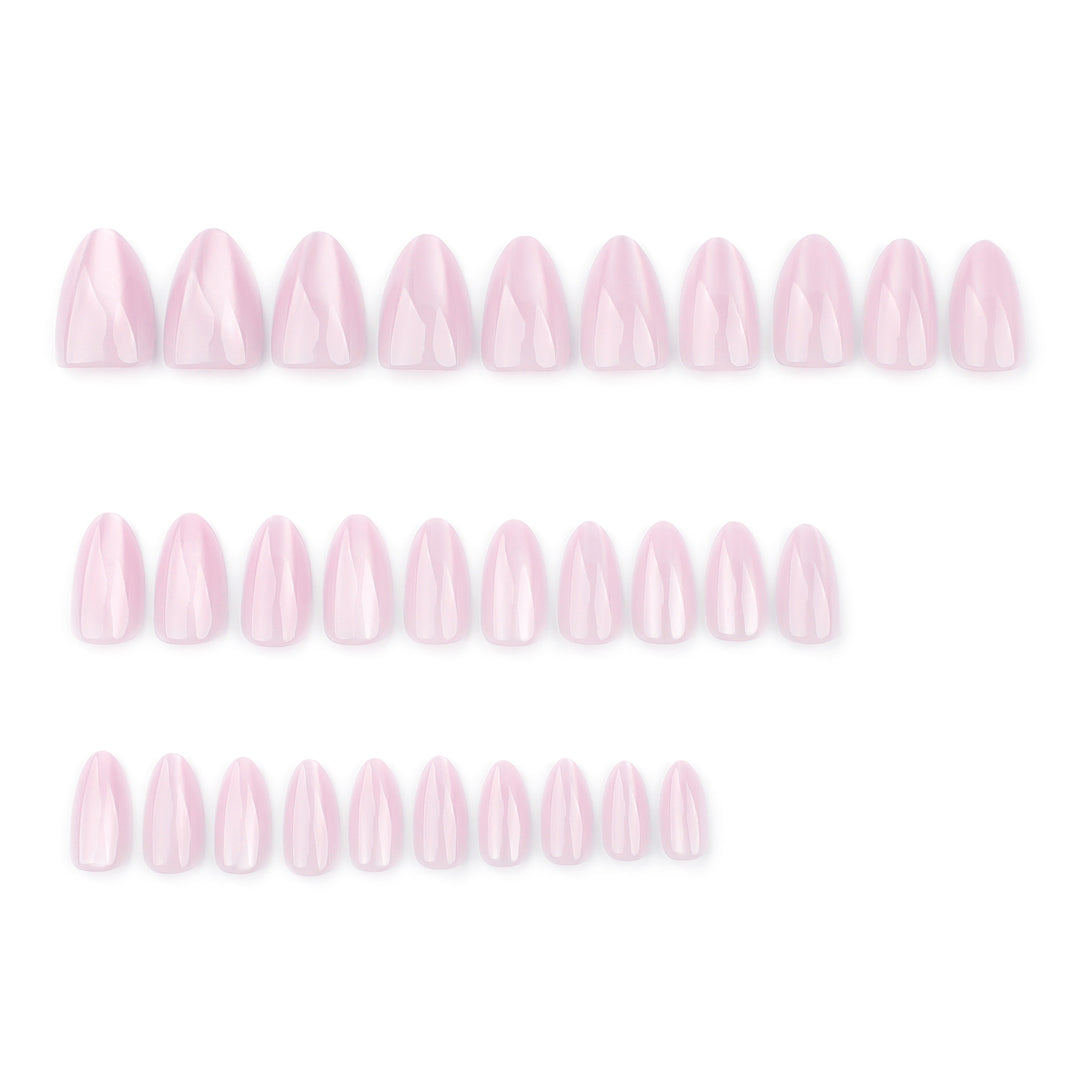 Artful Gel Nails with Elegant Glamour Finish Bowlift