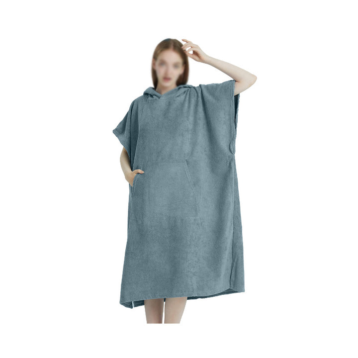 Women's Cozy Hooded Bathrobe Bowlift