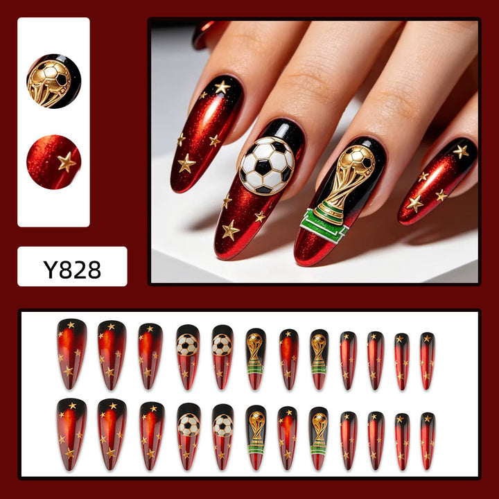 Football Inspired Nail Art Bowlift
