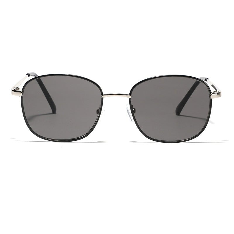Ladies stylish square sunglasses with elegant metal frame Bowlift