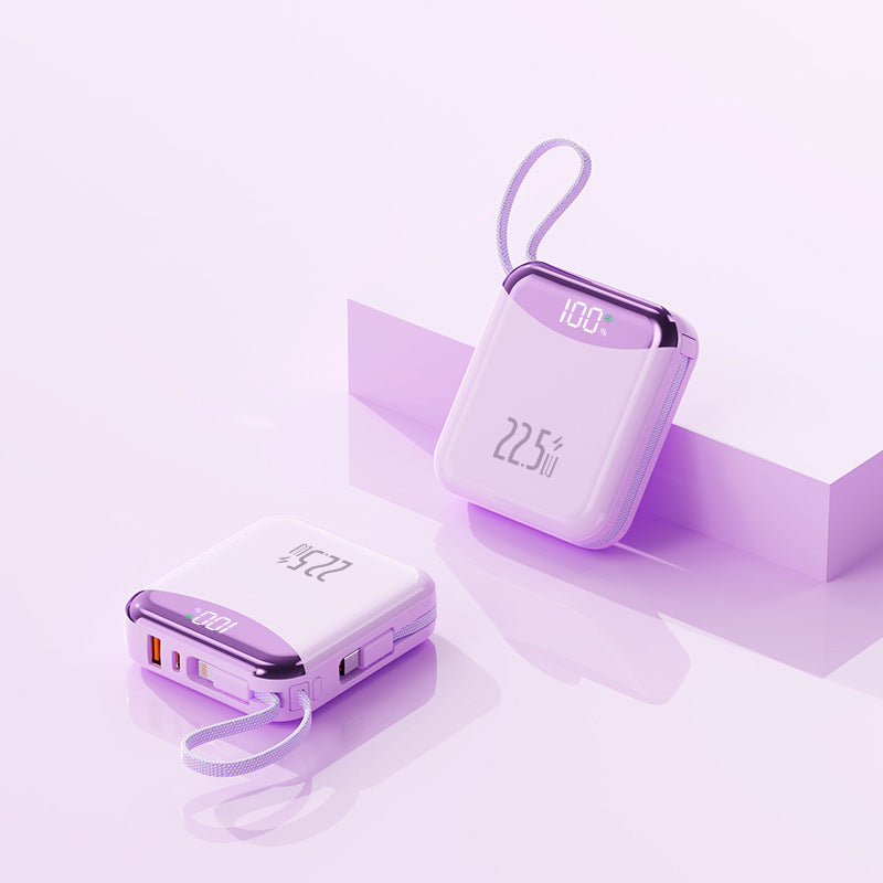 High-performance power bank with digital charging display and compact design Bowlift