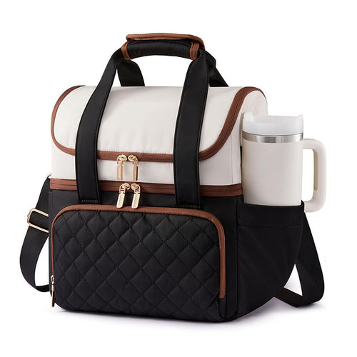 Elegant cooler bag with practical drink holder Bowlift