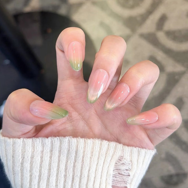 Premium Artistic Long Stiletto Nail Tips with Intricate Embellishments Bowlift