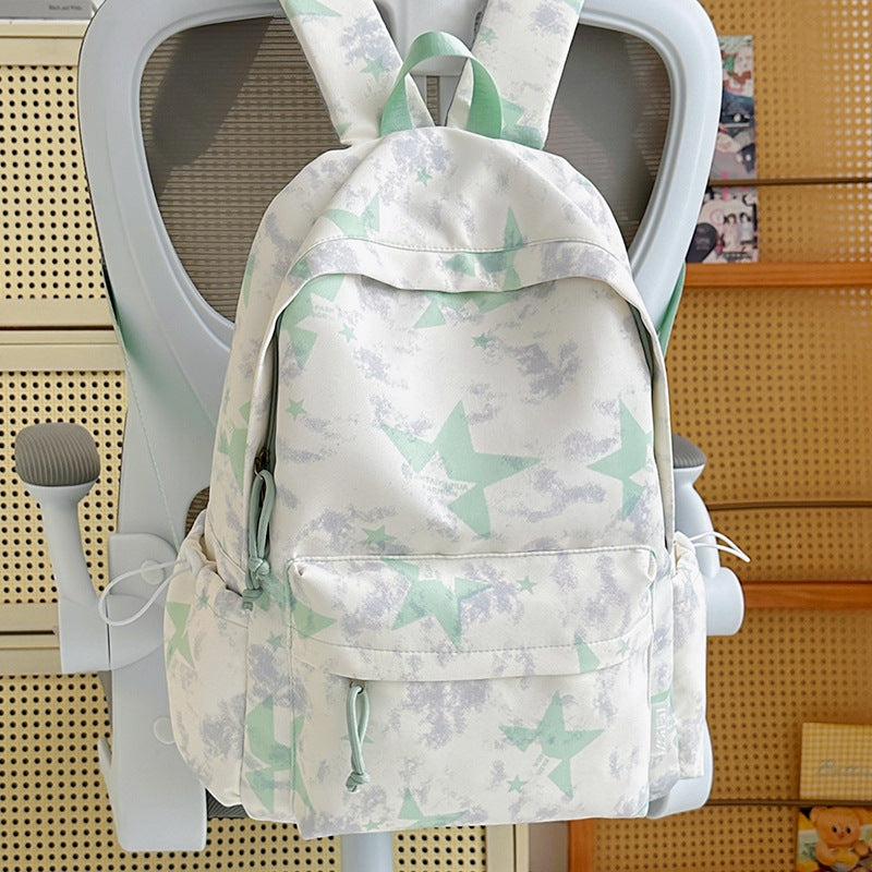 Stylish Star-Patterned Backpack