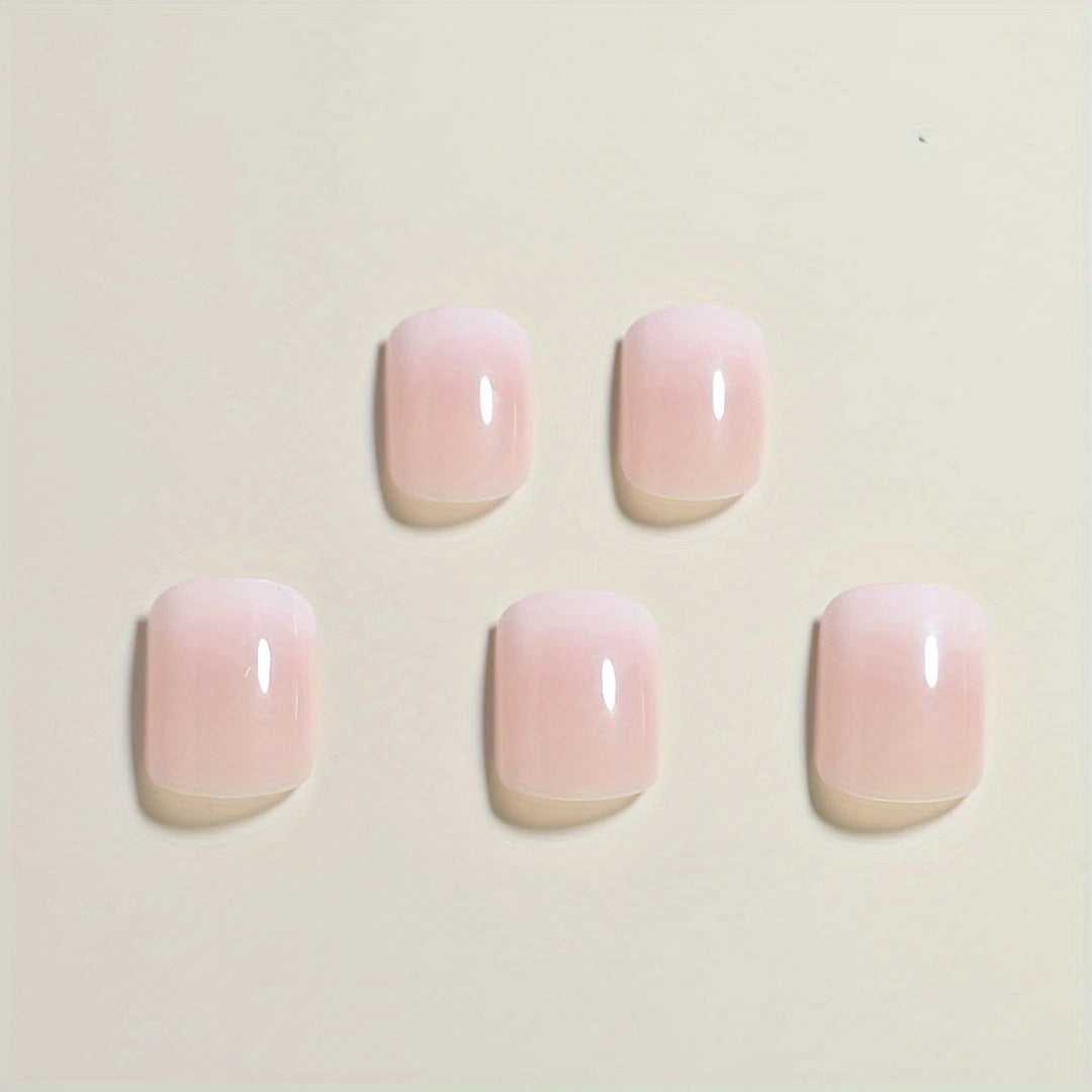 Glossy Press-On Nail Set Bowlift