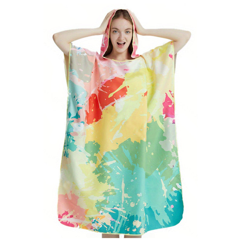 Badeponcho with stylish design and practical hood Bowlift