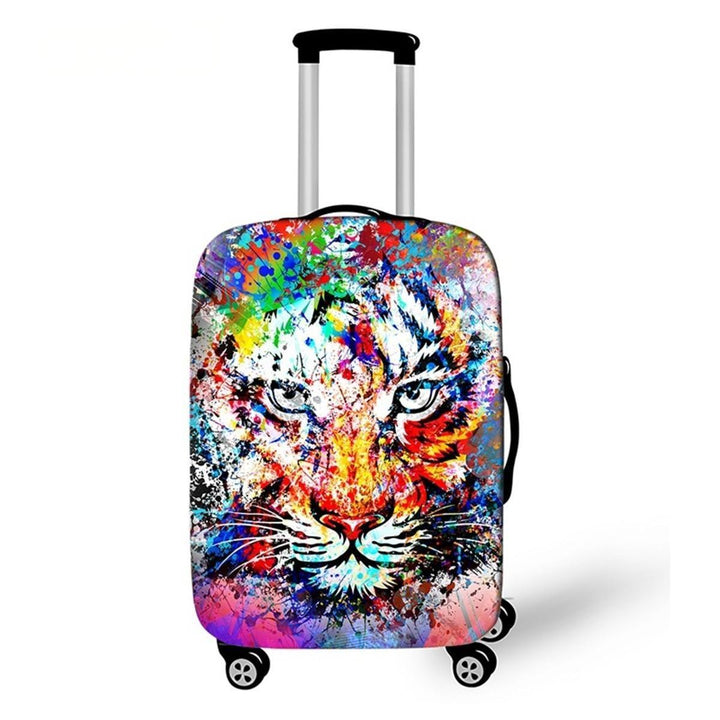 Women's hard-shell suitcase with creative cat design attraction Bowlift