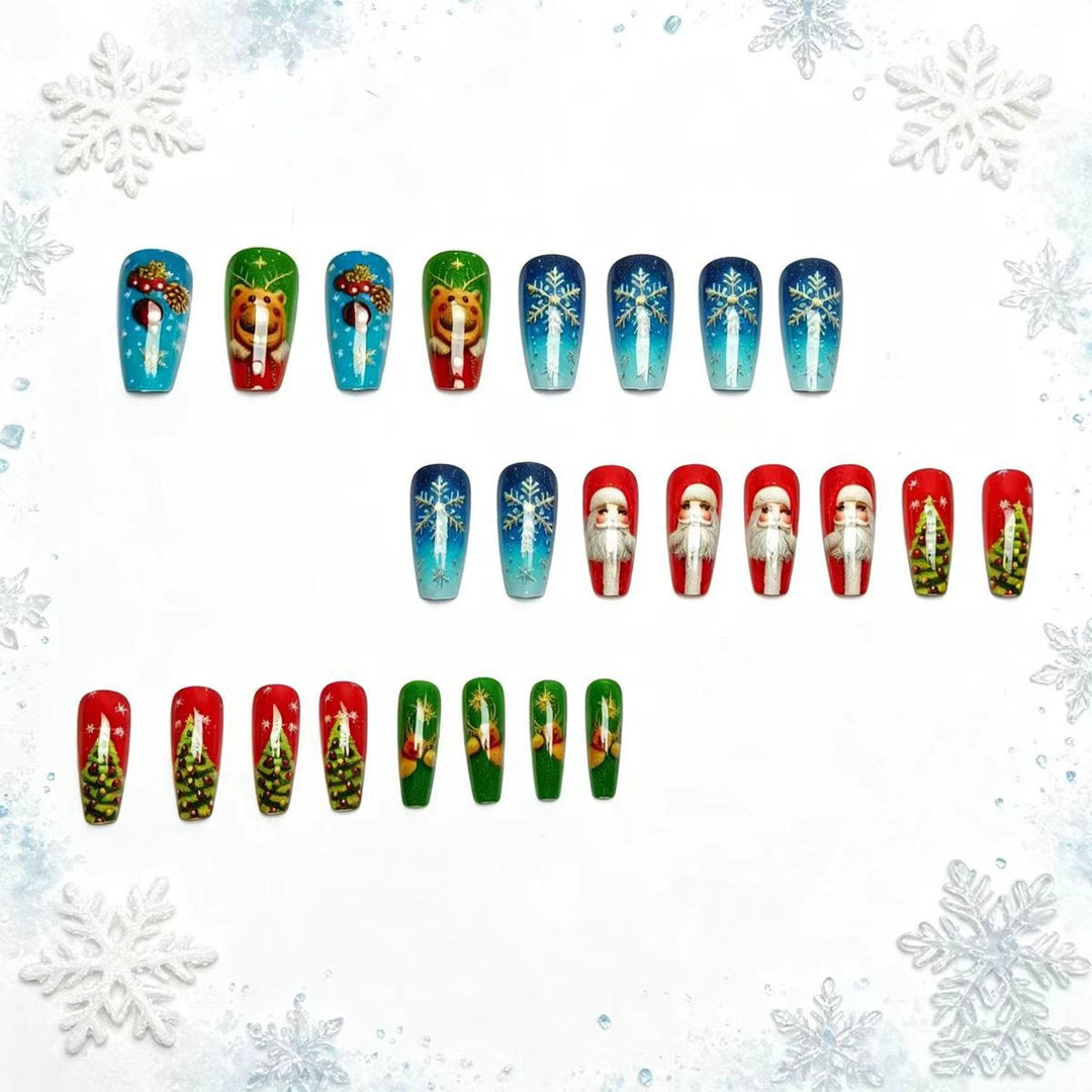 Holiday Art Nails Bowlift