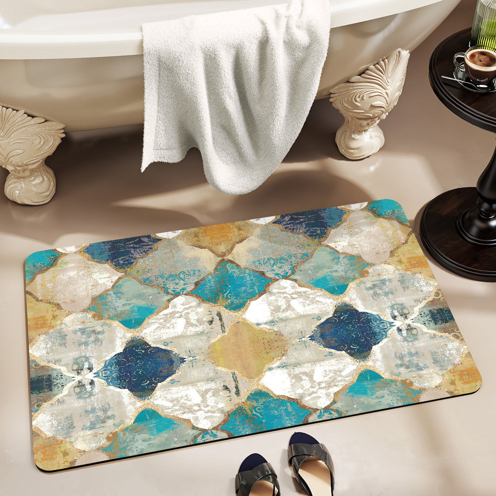 Decorative Bathroom Mat Bowlift