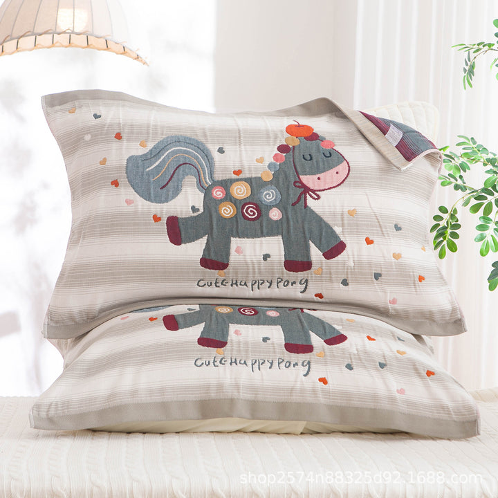 Women's pillowcase with cute horse motif Bowlift