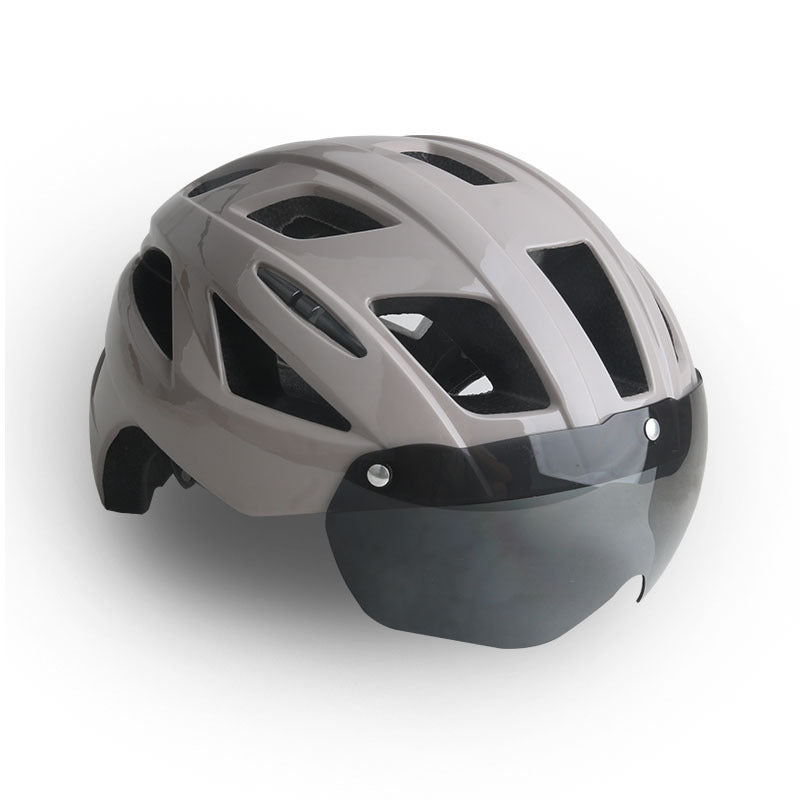 WoAerodynamic Cycling Helmet with Visor Bowlift