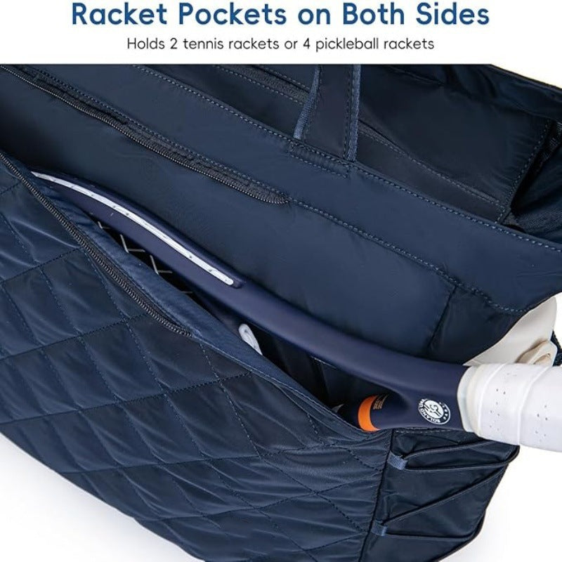 Stylish Quilted Sports Tote Bowlift