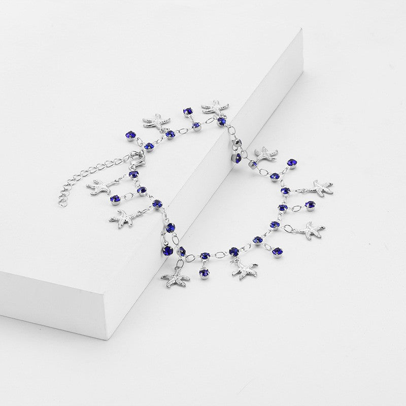 Starfish Charm Anklet Bowlift