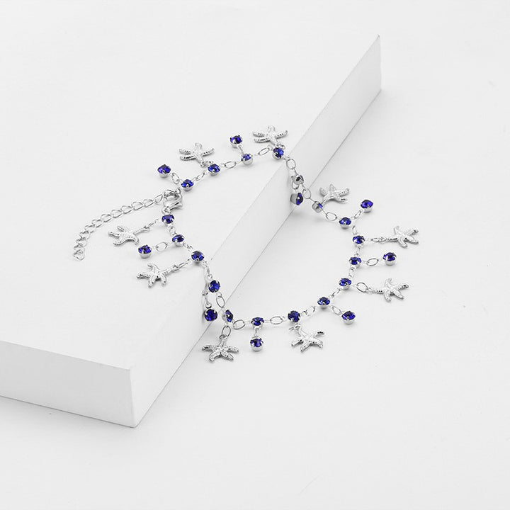 Starfish Charm Anklet Bowlift