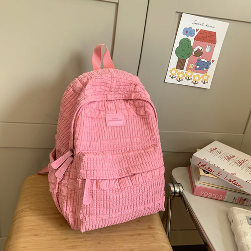 Textured Lightweight Backpack