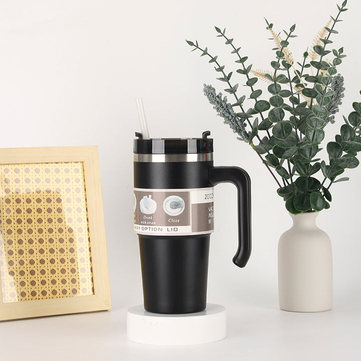 Unisex thermos mug with 3-in-1 drinking options Bowlift
