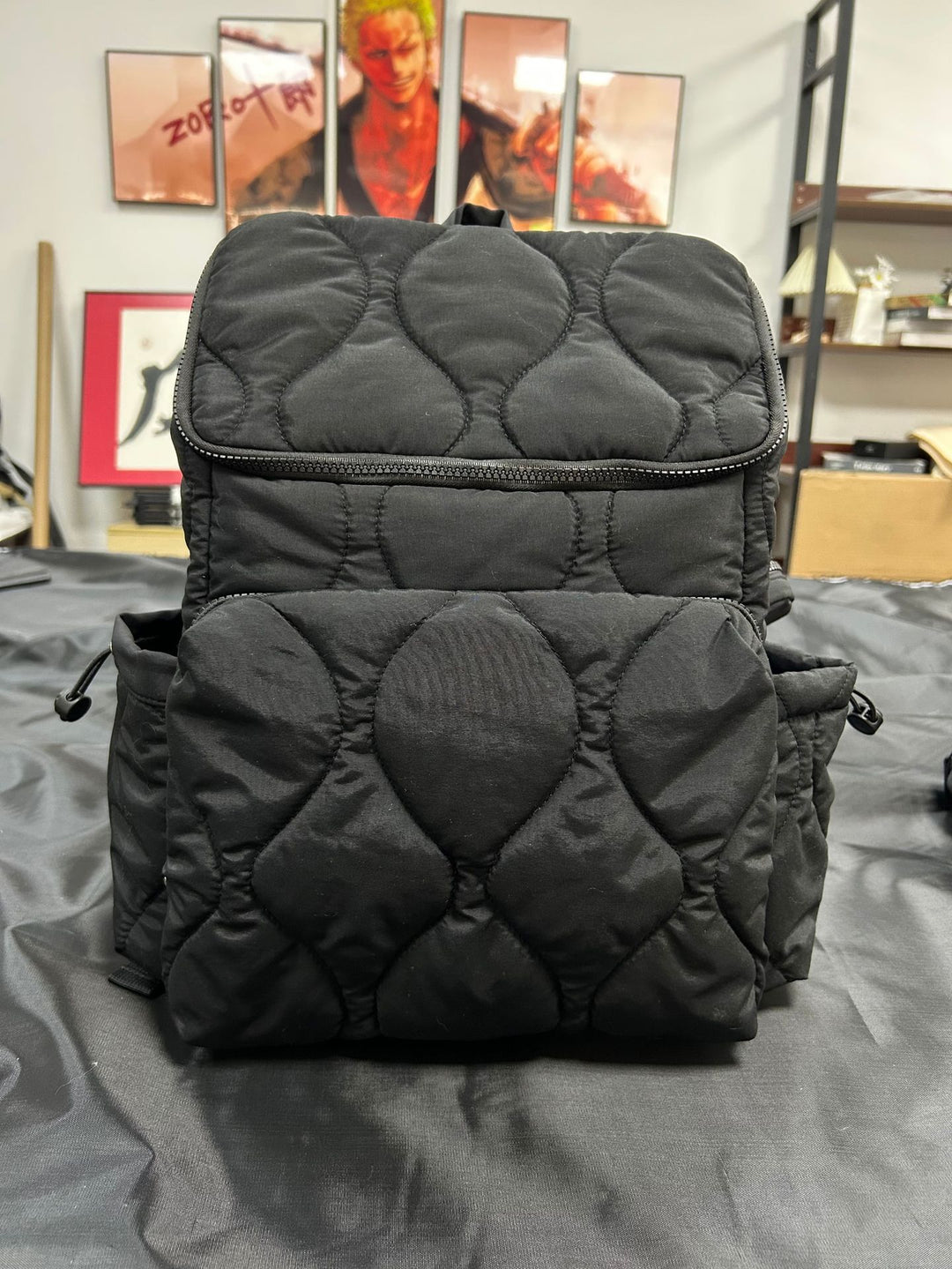 Quilted Multi-Compartment Day Backpack Bowlift