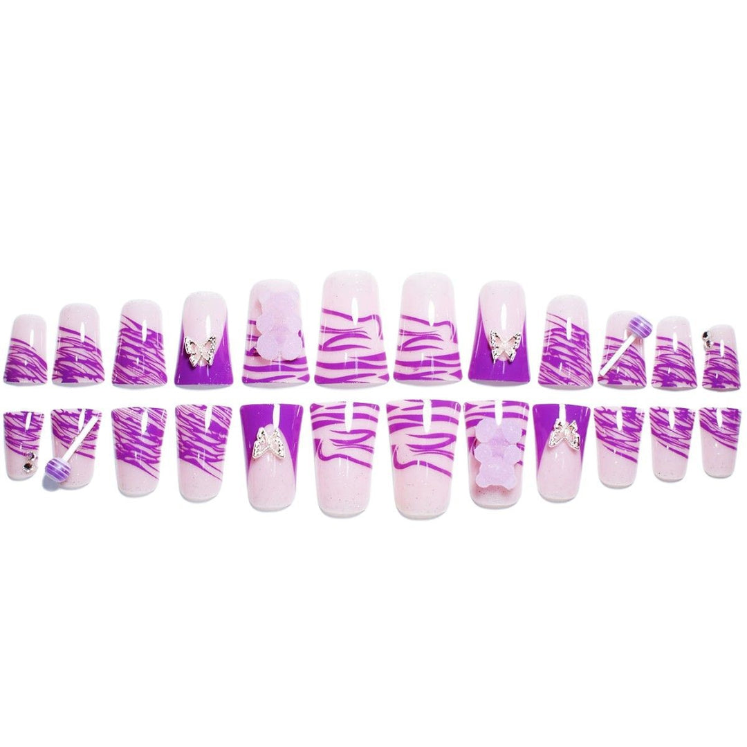 Artistic Press-On Nail Enhancements Bowlift