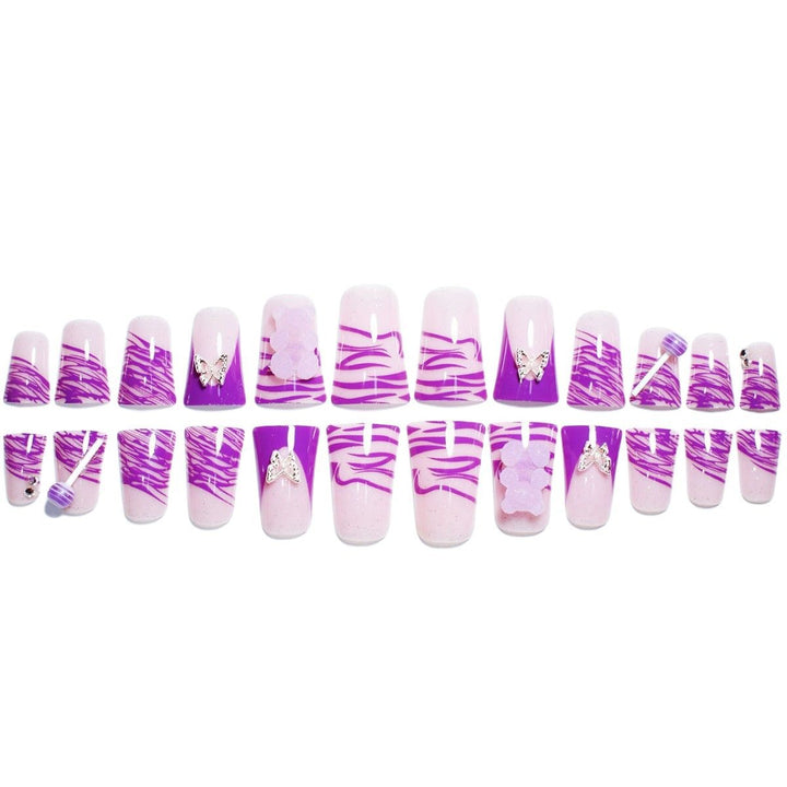 Artistic Press-On Nail Enhancements Bowlift